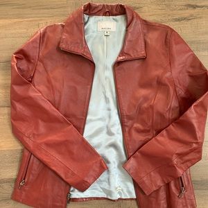 Wilsons Leather Red Natalie Thinsulate Leather Jacket